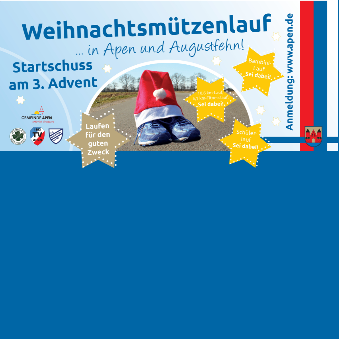 Weihnachtsmützenlauf 2024 – Jetzt anmelden!