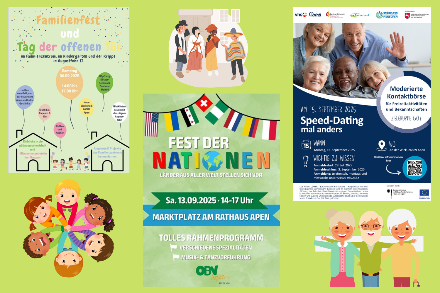Von Kultur bis Kontaktbörse: Vielfältige Veranstaltungen laden in die Gemeinde Apen ein