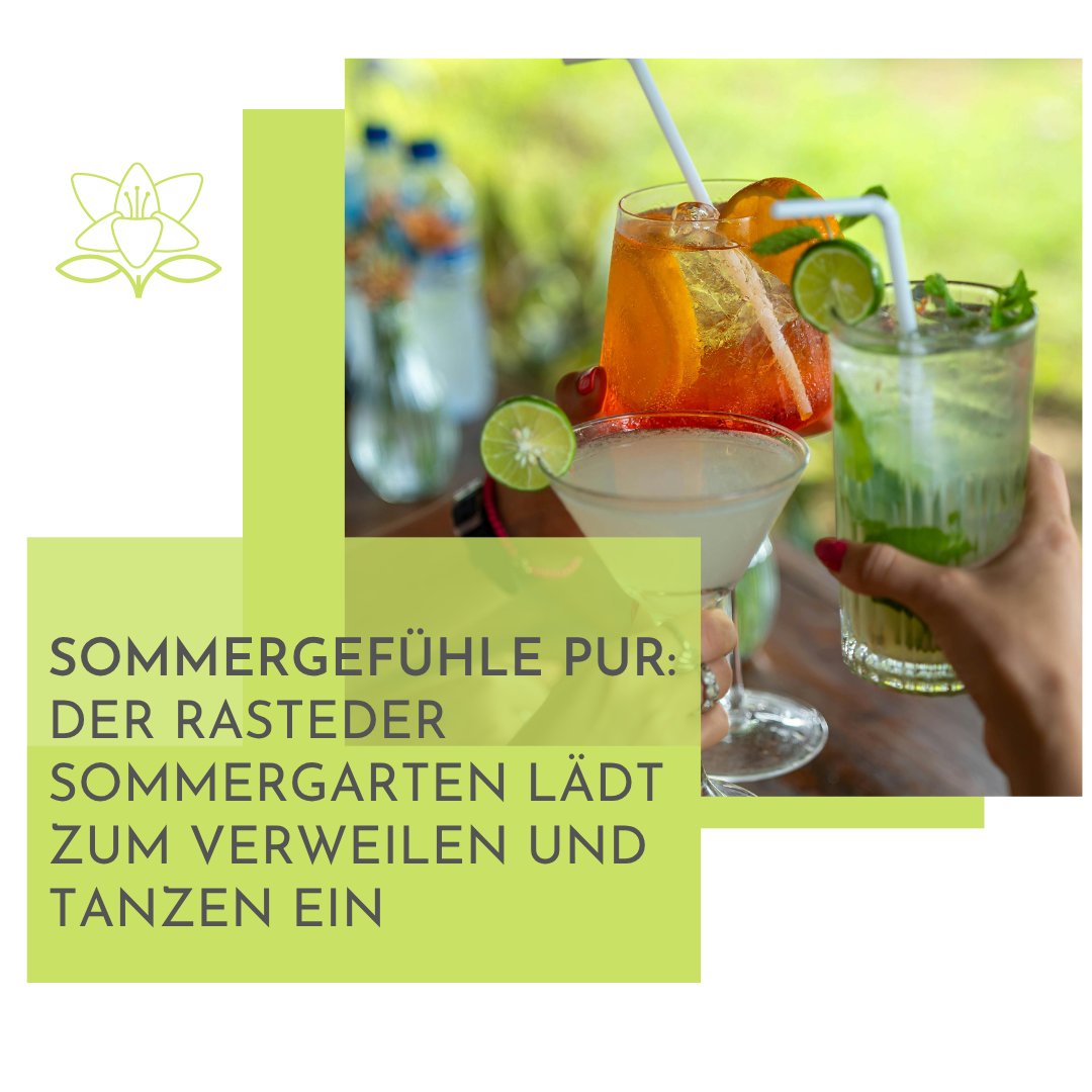 Sommergefühle pur: Der Rasteder Sommergarten lädt zum Verweilen und Tanzen ein