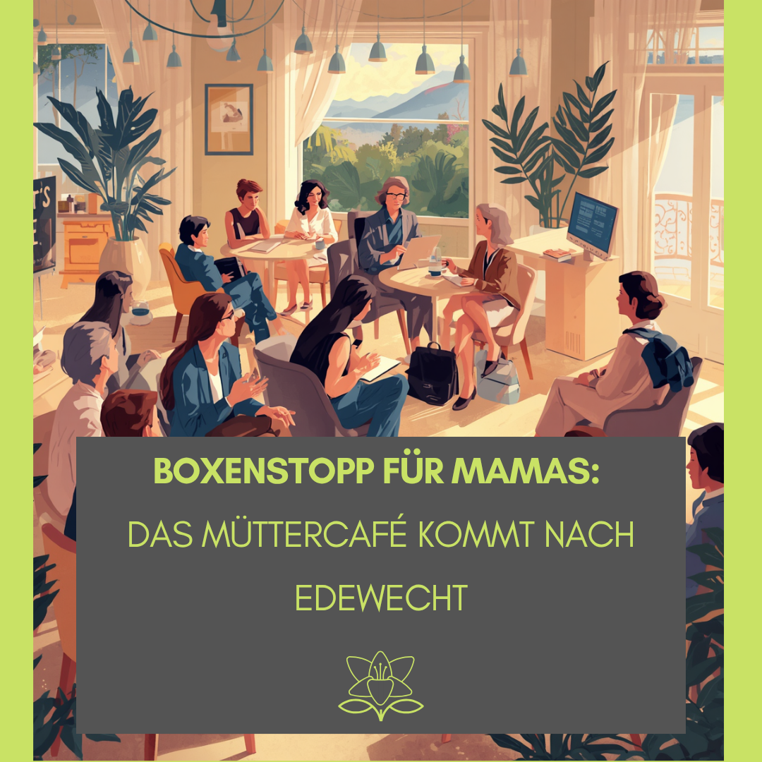 Boxenstopp für Mamas: Das Müttercafé kommt nach Edewecht KI Info: Bild ist KI generiert (Canva Magic Media)